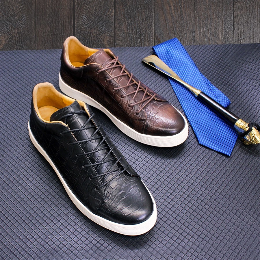 Lace up Mens Leather Dress Shoes Size 13 2024 Winter Leather Shoes for Men