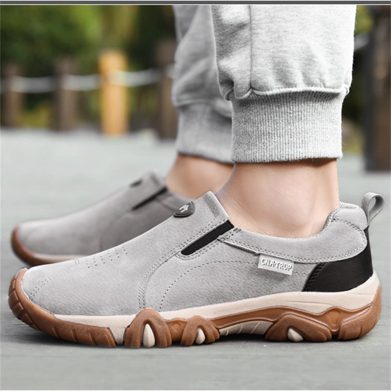 Grey Sneaker for Men Outdoor Sports Casual Shoes Mens Running Shoes with Sportswear