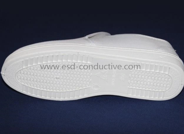 Cleanroom Anti-Static Fabric Upper Spu/PU/PVC Sole ESD Safety Shoes