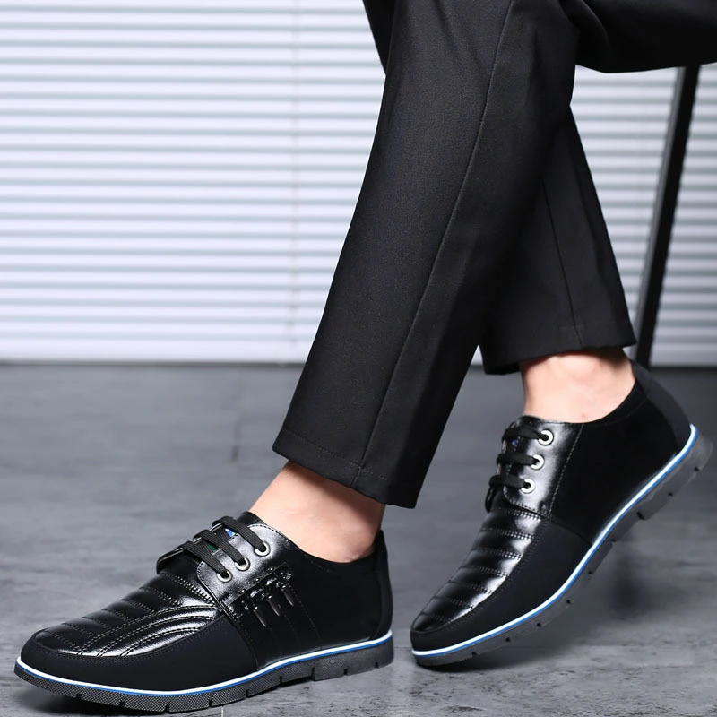 Leather Casual Shoes Men High Quality Leather Men Casual Shoes Autumn Leather Shoes for Men Flat Shoes Driving Shoes Esg13993