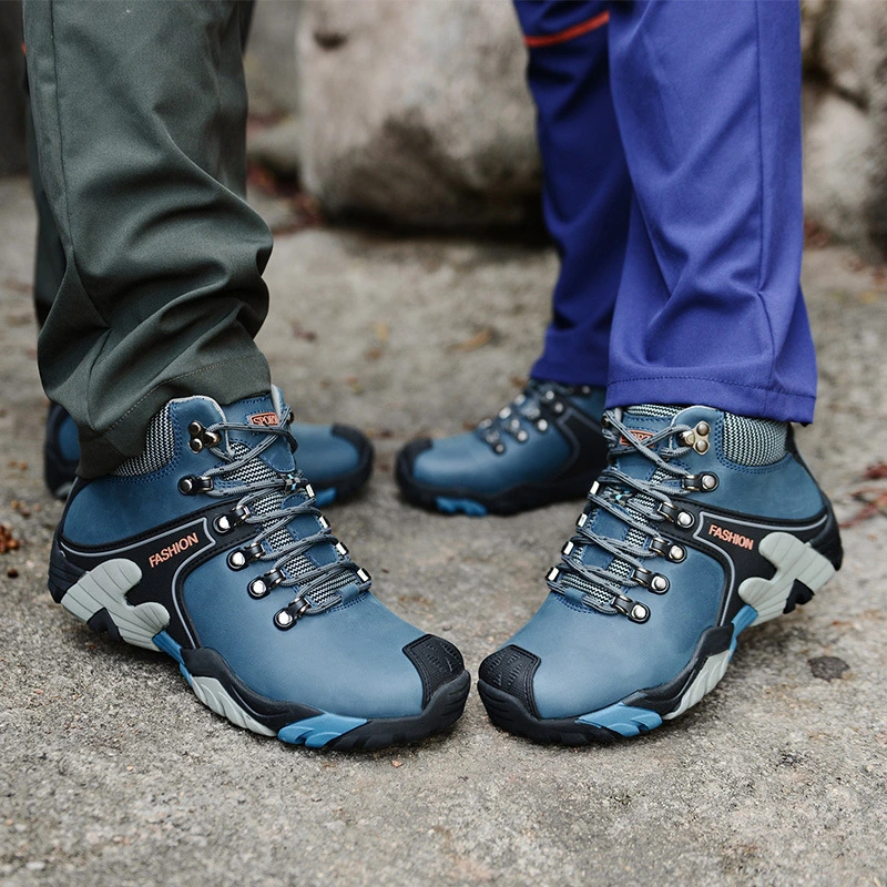 Mountain Climbing Shoes Waterproof Anti-Slip Trekking Sneakers Ankle Men Hiking Shoes