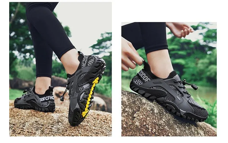 Durable Lightweight Breathable Comfort Outdoor Hiking Sport Shoes for Men Running Sneaker