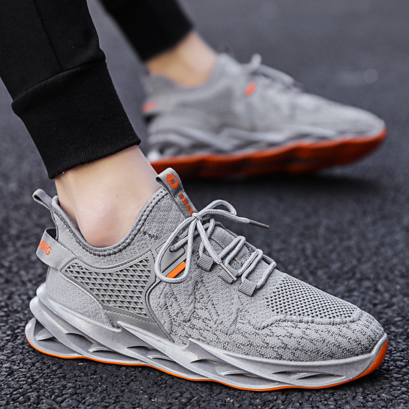 Adit High Quality Running Shoes Men Sneakers Flying Knit Sneaker Fashion Sports Mesh Breathable Shoes for Men