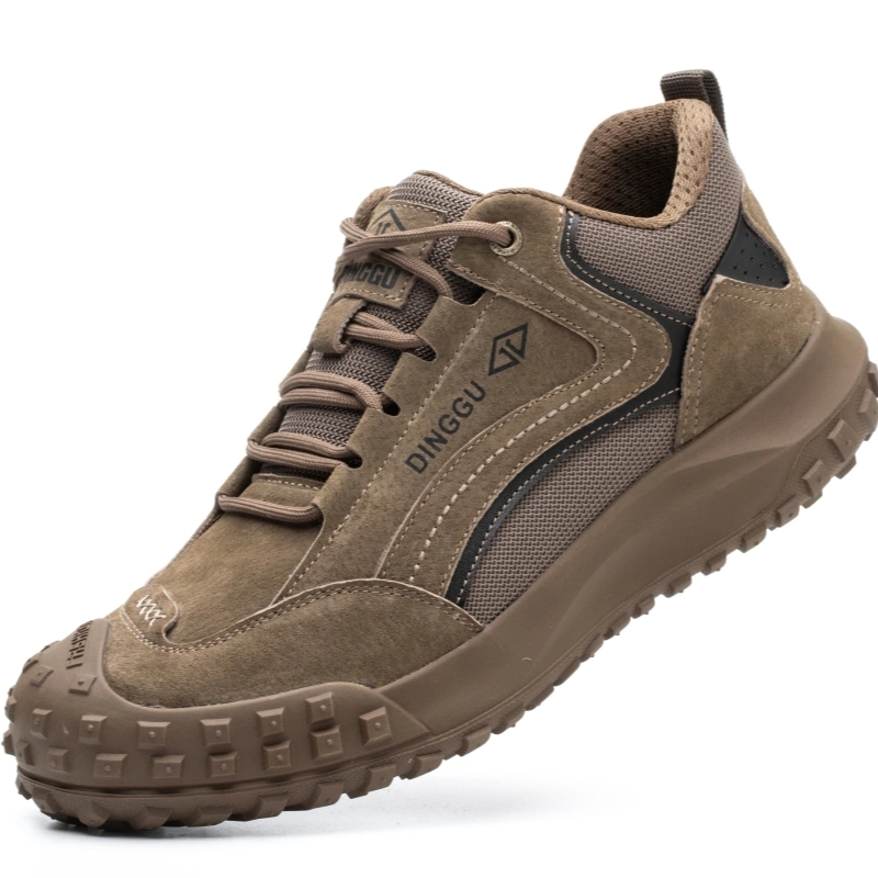 European Standard CE Outdoor Safety Boots Non-Slip Rubber Sole Steel Toe Safety Shoes for Men