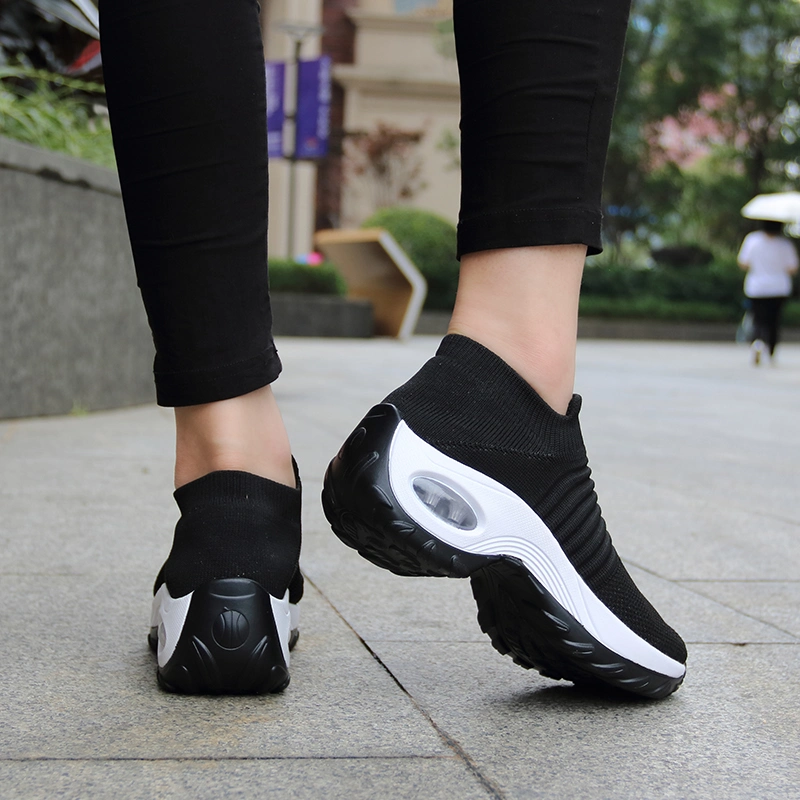 Spring Women Sneakers Shoes Autumn Flat Slip on Platform Tenis for Women Breathable Mesh Sock Sports Shoes