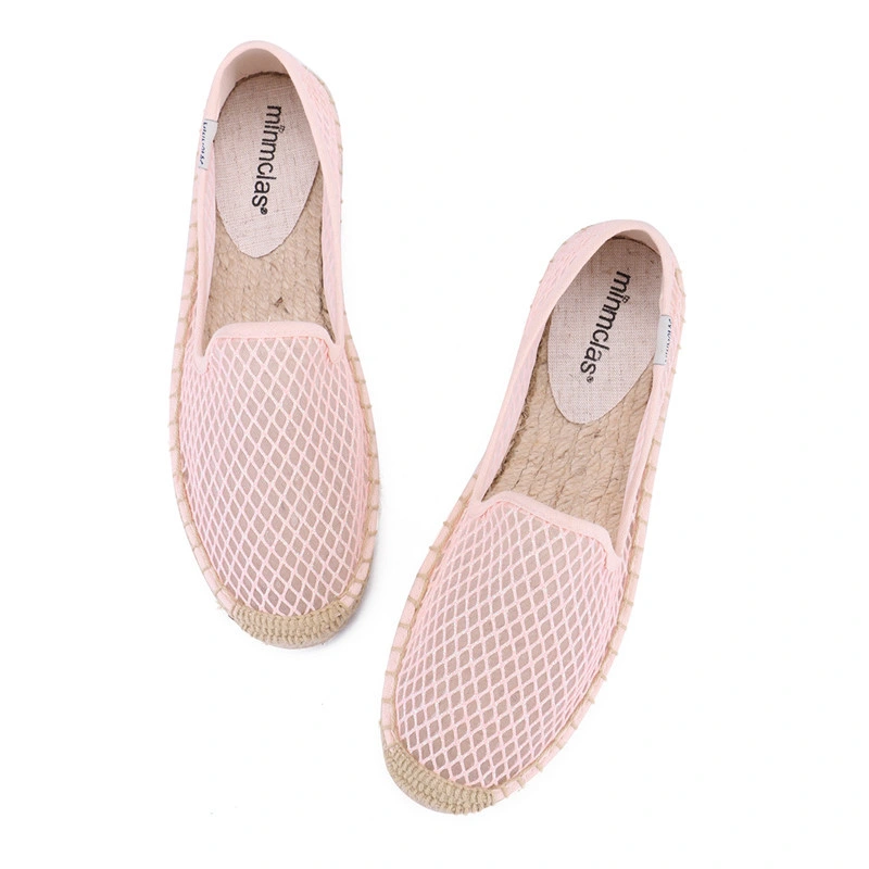 Wholesale Hemp Rope Round Toe Loafers