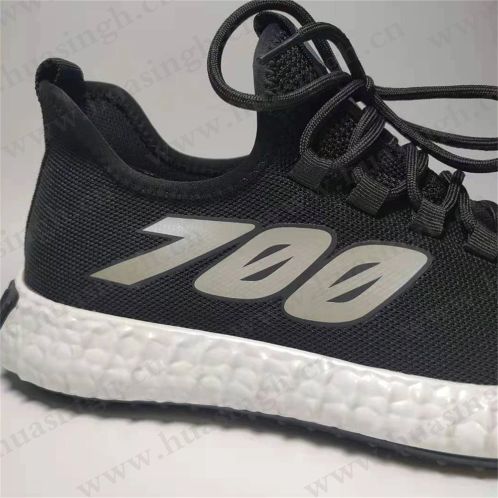 Ywq, Factory Direct Sale Anti-Tear Cotton Fabric Upper Durable Rubber Outsole Black Running Shoe HSS453