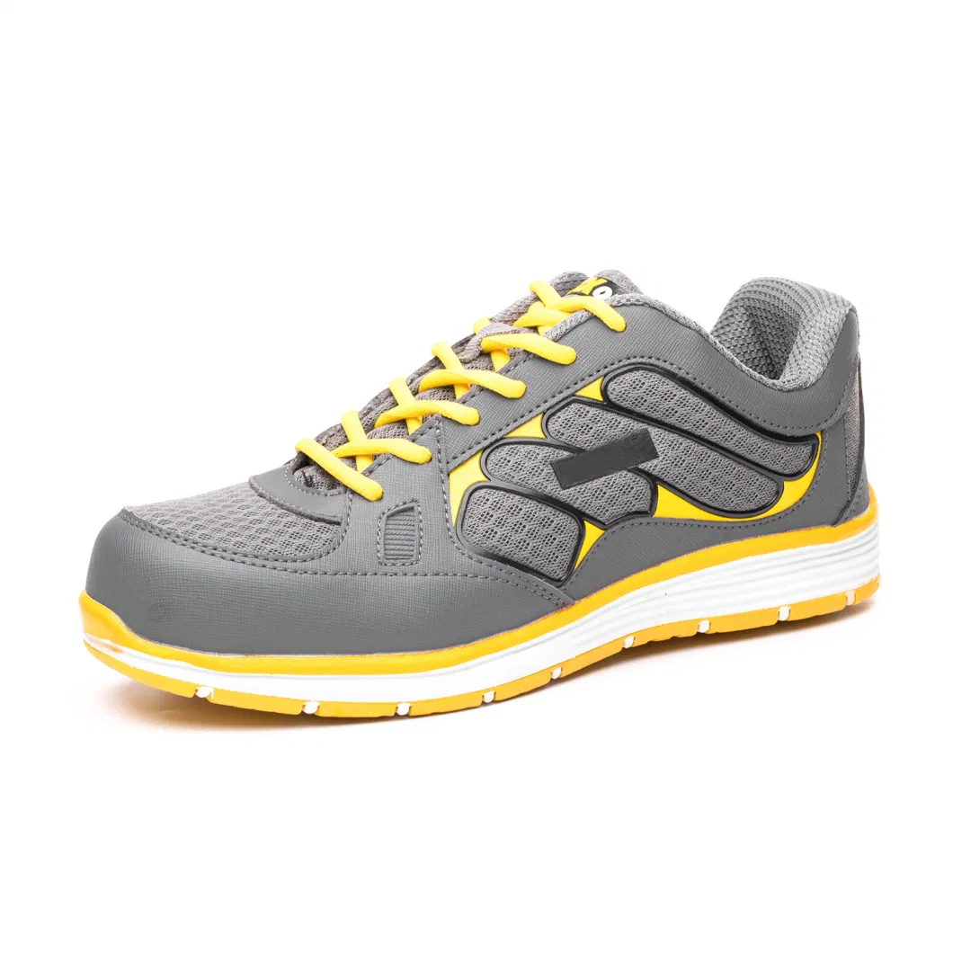 Sporty Styling Men Work Shoes with Steel Toe