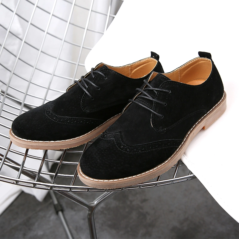 New Style Leather Cow Suede Loafer Shoes for Men Moccasins