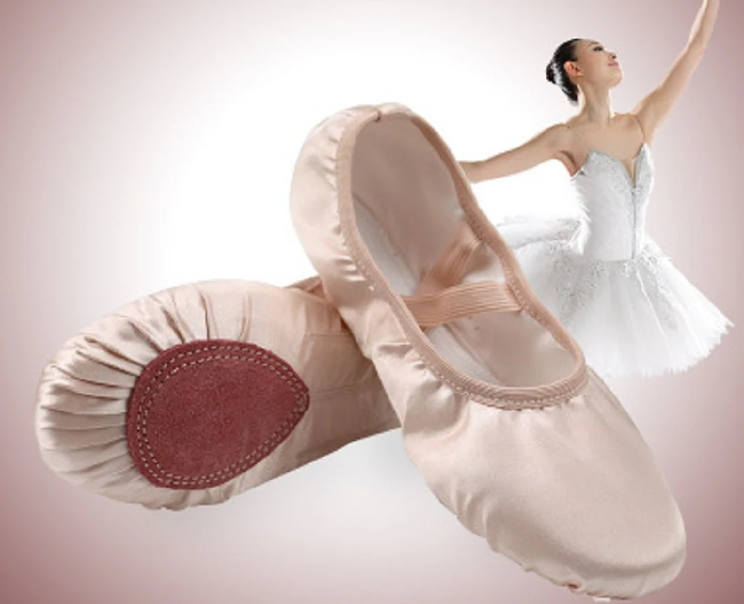 Comfortable Ballet Dance Shoes Satin Shoes Ballet Slippers Soft Spilt Ballet Shoes Bl13806