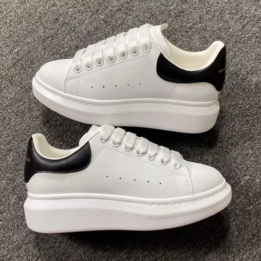 2024 New High Quality Women Skateboarding Shoes Casual Small White Shoes White Genuine Leather Shoes Men