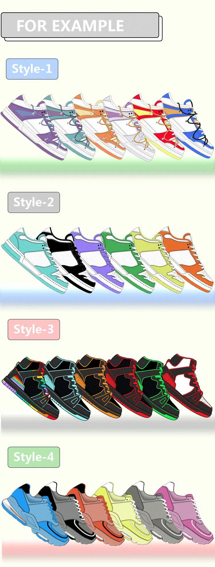 High Quality Sport Shoes Latest Custom Walking Style Shoes for Men Shoes Sneaker