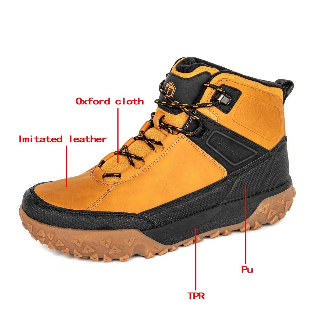 Man`S New Style Warm Hiking Work Casual Shoes for Work Boot