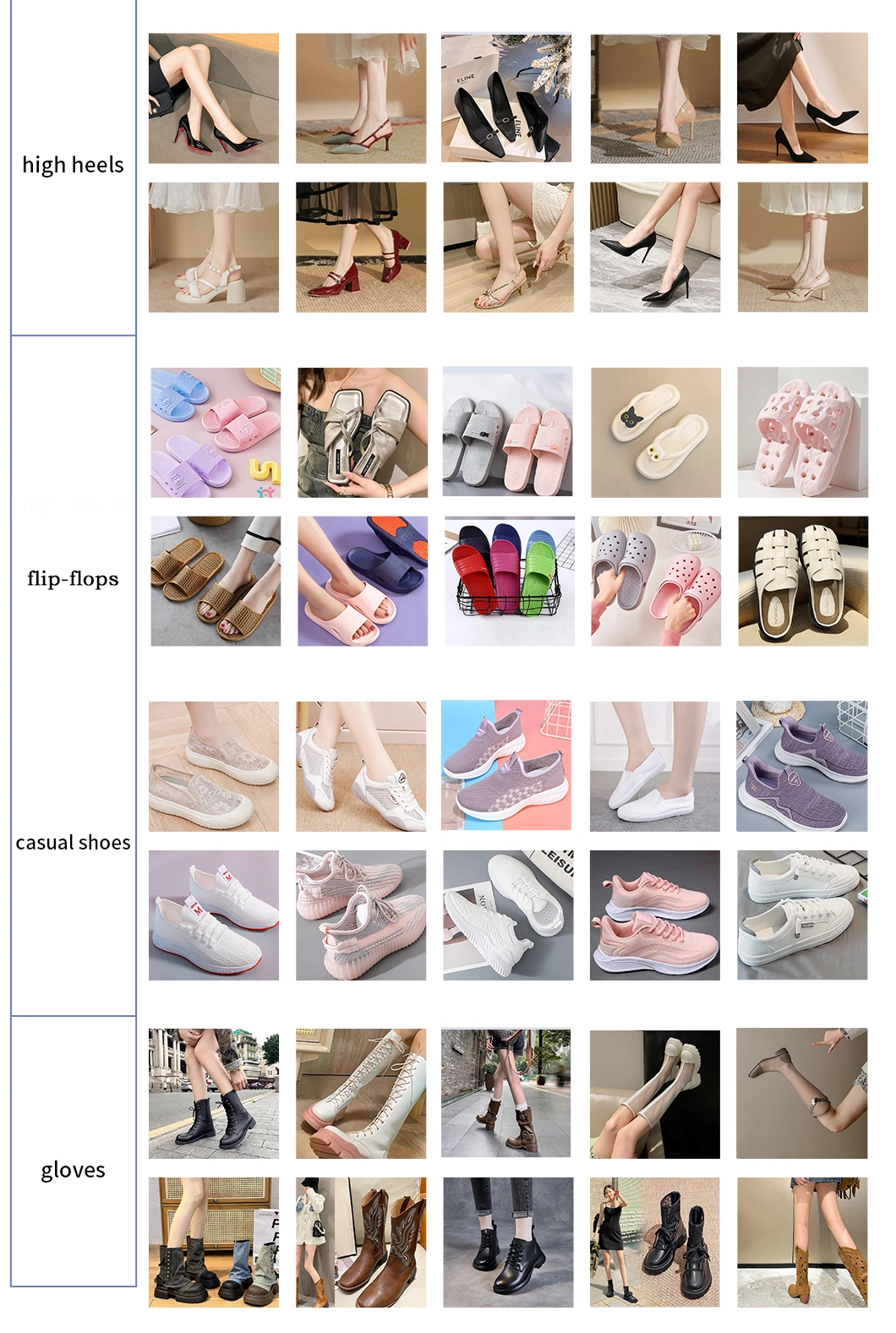 Spring and Autumn New Shoes Soft Leather Soft Bottom Wide Large Size Women&prime;s Shoes 41 - 44 Comfortable Anti-Skid Shoes