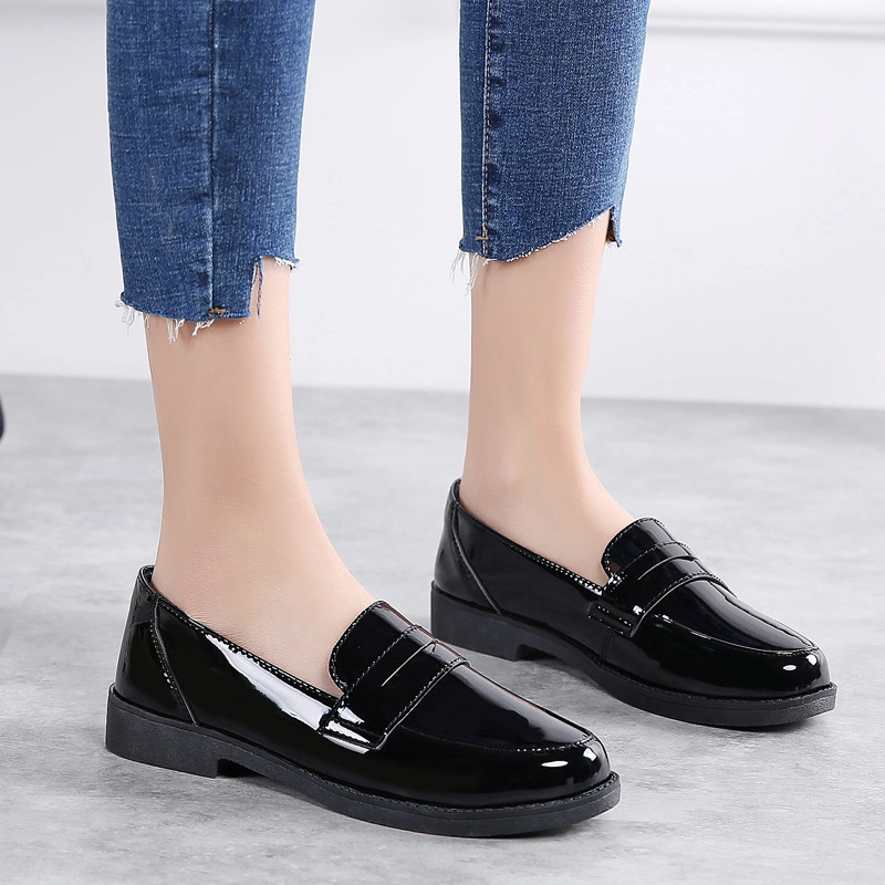 Women&prime;s Casual Shoes Summer Slip-on Platform Shoes Loafers