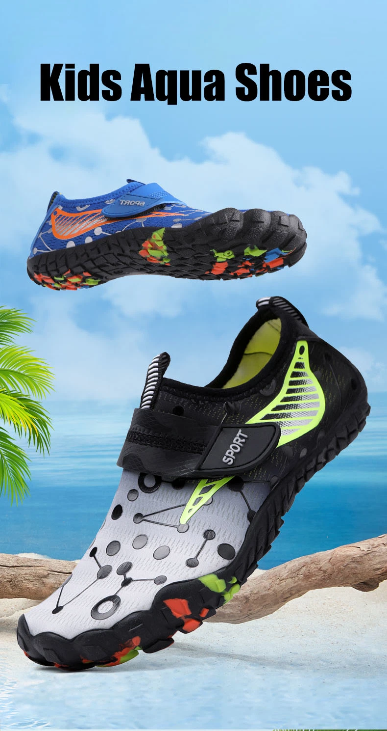 Quick Dry Kids Beach Walking Barefoot Shoes for Water Sports for Boys Girls