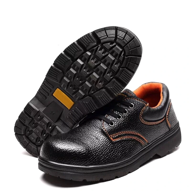 Genuine Leather PU Sole Confortable Anti-Slip Safety Shoes Working Shoes in Guangzhou