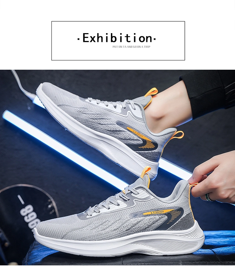 Comfortable Men Sports Running Shoes Fashion Sneaker Anti-Slip School Men Shoes