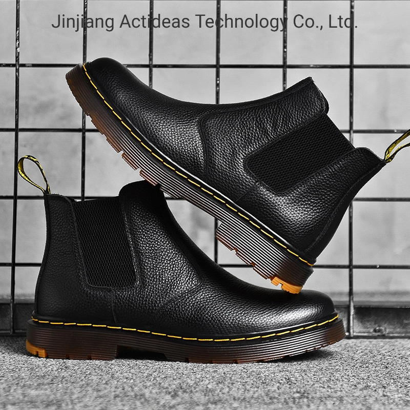 2020 New Genuine Leather Winter Warm Women Fashion Boots Elastic Socks Casual Ladies Shoes