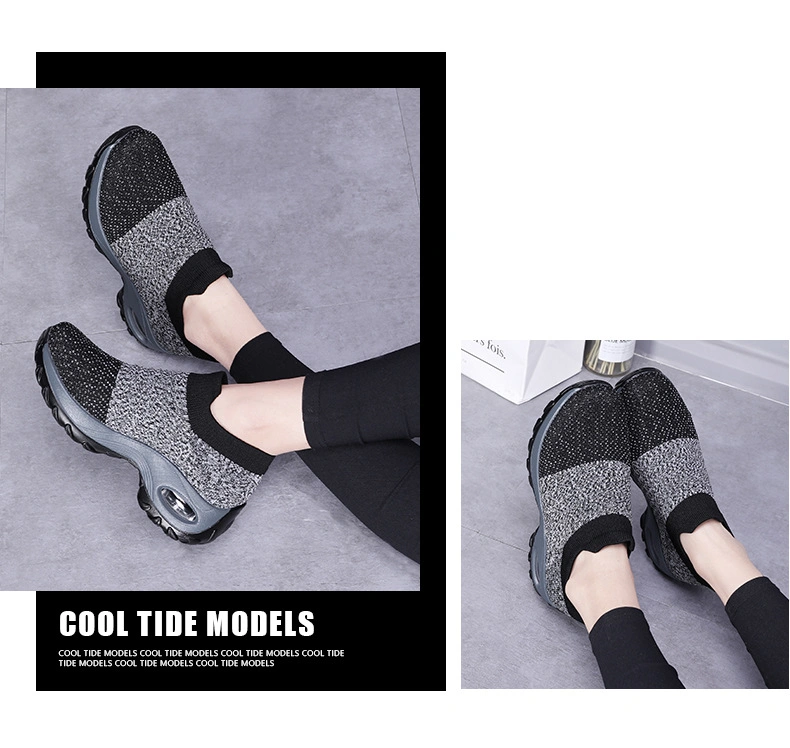 Women&prime;s Walking Sock Sneakers Dance Shoes Platform Loafers Casual Shoes