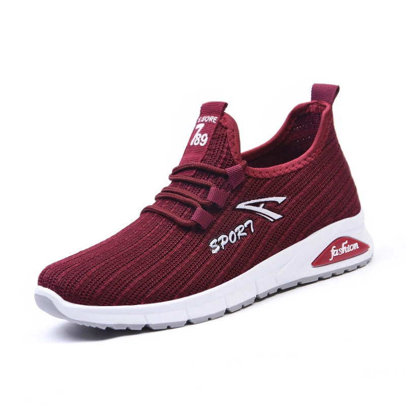 New Spring and Summer Strappy Casual Shoes Running Shoes Breathable Fly Woven Fabric Light Sole Fashion Sports Shoes Replica Sneakers