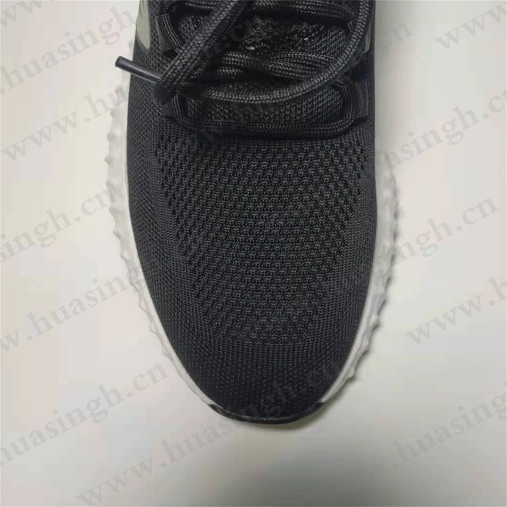 Ywq, Factory Direct Sale Anti-Tear Cotton Fabric Upper Durable Rubber Outsole Black Running Shoe HSS453