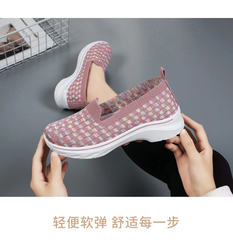 Wholesale Womens Sneakers Shoes Travel Loafers Sporting Running Tennis Shoes Fashion Athletic-Sports-Shoes Breathable Comfort Youth Lady Casual Shoes