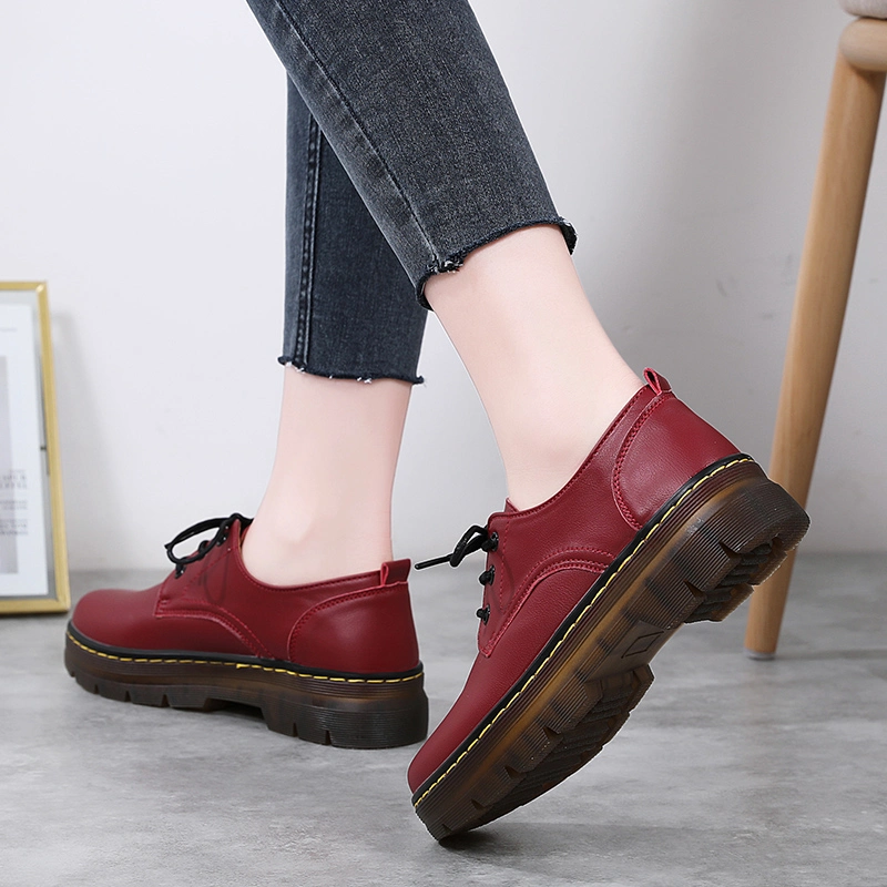 Luxury High Heels Platform Casual Shoes Women Fashion Shoe Lady Lace up Dress Loafer Female Footwear