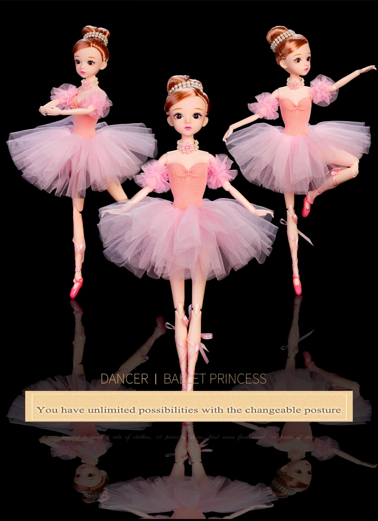 Hot Selling 30cm Cute Ballet Clothes for Doll Kids Toys