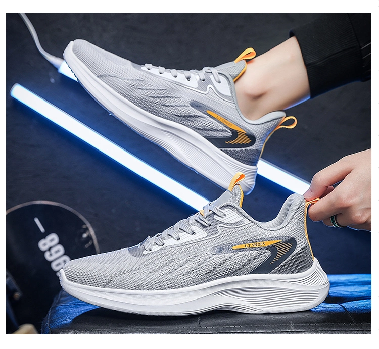 Comfortable Men Sports Running Shoes Fashion Sneaker Anti-Slip School Men Shoes