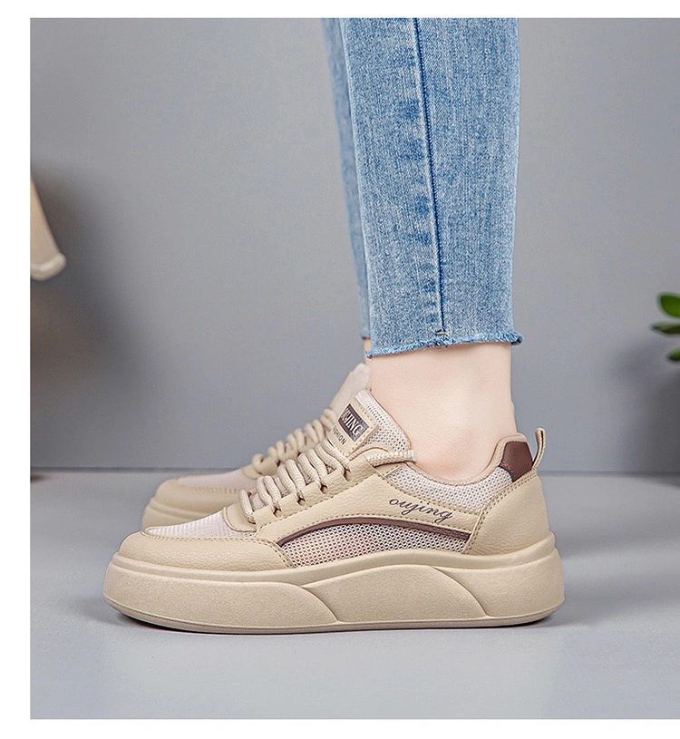 New Trendy Lady Fashion Summer Sneakers Sporting Shoes Casual Youth Athletic-Sports-Shoes for Women Jogging Running Tennis Ladies Flat Leisure Female Shoes