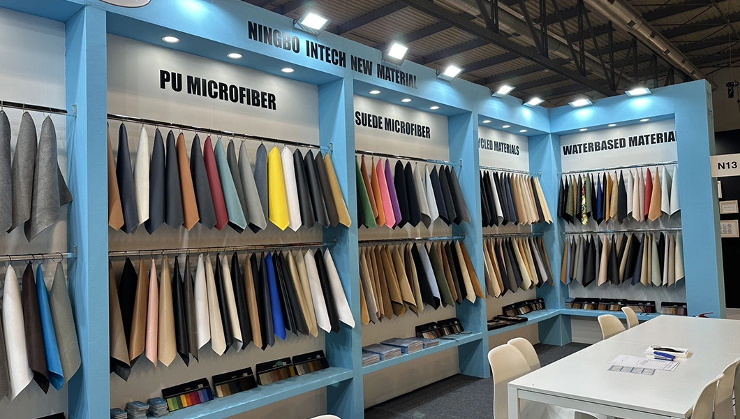 Hot Sells Morandi Color Matching PU Microfiber Materials for Shoes and Sofa