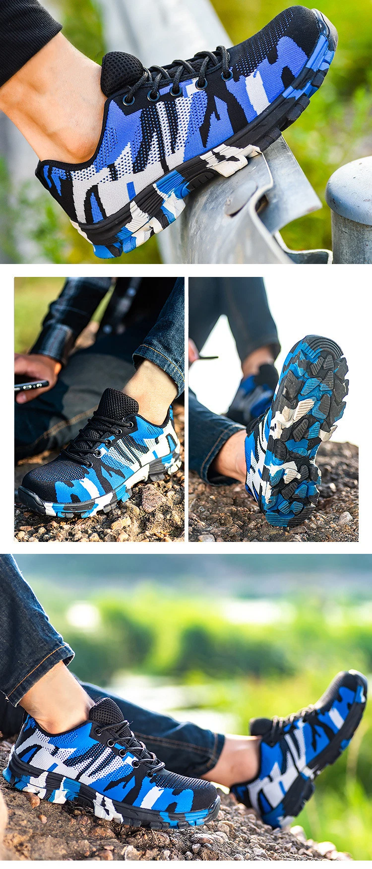 Sporty Safety Shoes Steel Toe Brand_Safety_Shoes