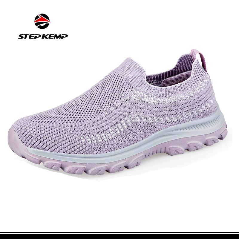 Mens Non Slip Walking Sneakers Lightweight Breathable Slip on Running Shoes Athletic Gym Tennis Shoes for Men 24r2037