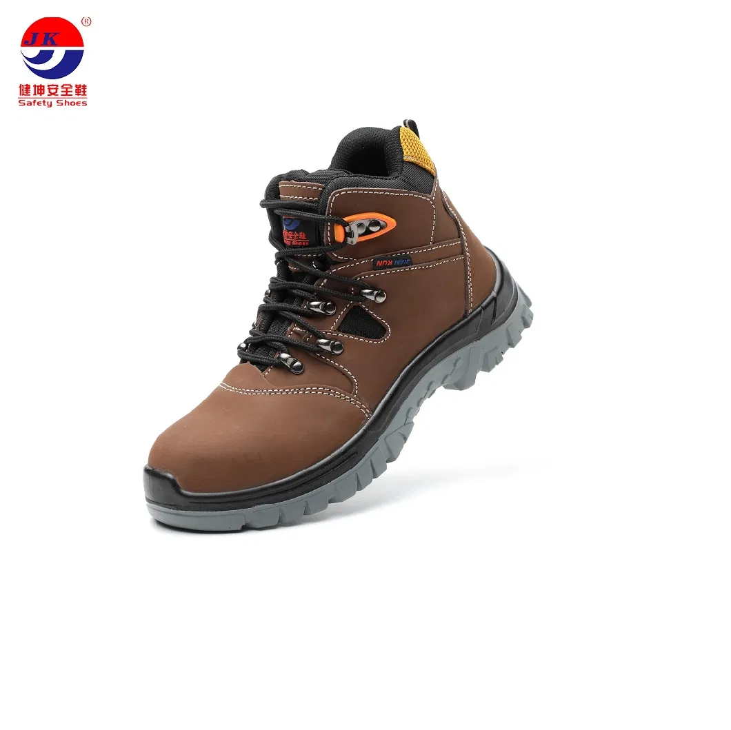 Comfortable Steel Toe Work Shoe for Wholesale with Crazy Horse Leather