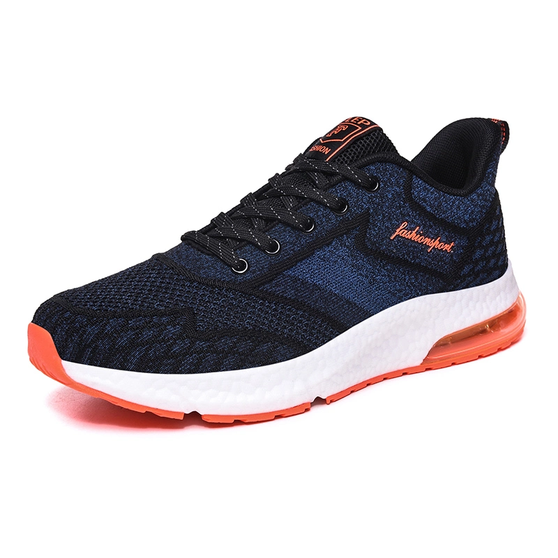 New Casual Fly-Knitted Footwear Sneakers Running Sports Shoes for Men