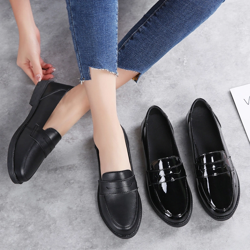 Women&prime;s Casual Shoes Summer Slip-on Platform Shoes Loafers