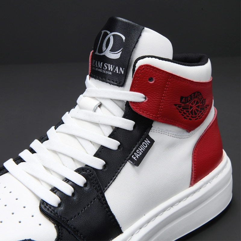 Custom Full Grain Leather Sneakers Shoes - Stylish and Comfortable Athletic Sports Shoes