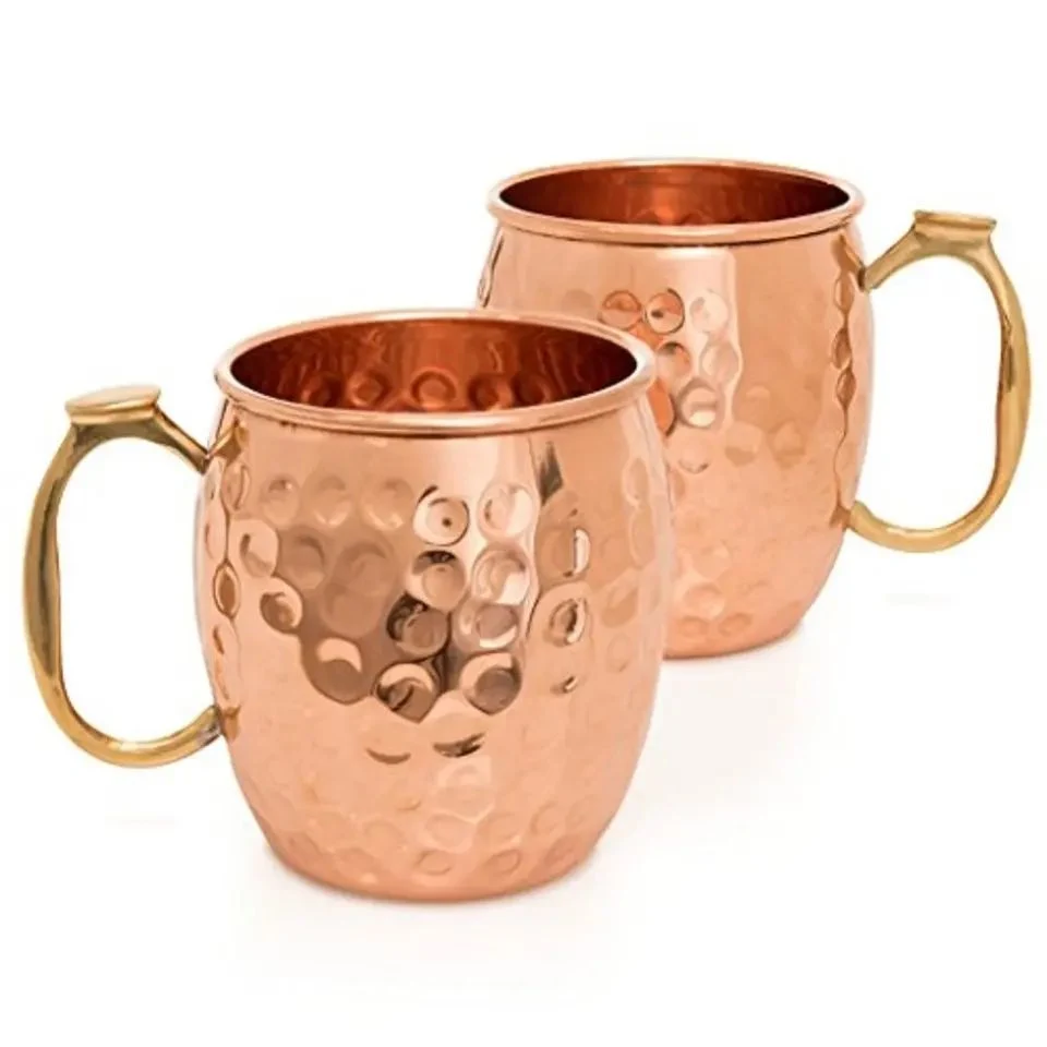 OEM Stainless Steel 16 Oz Moscow Mule Copper Mugs Set of 4