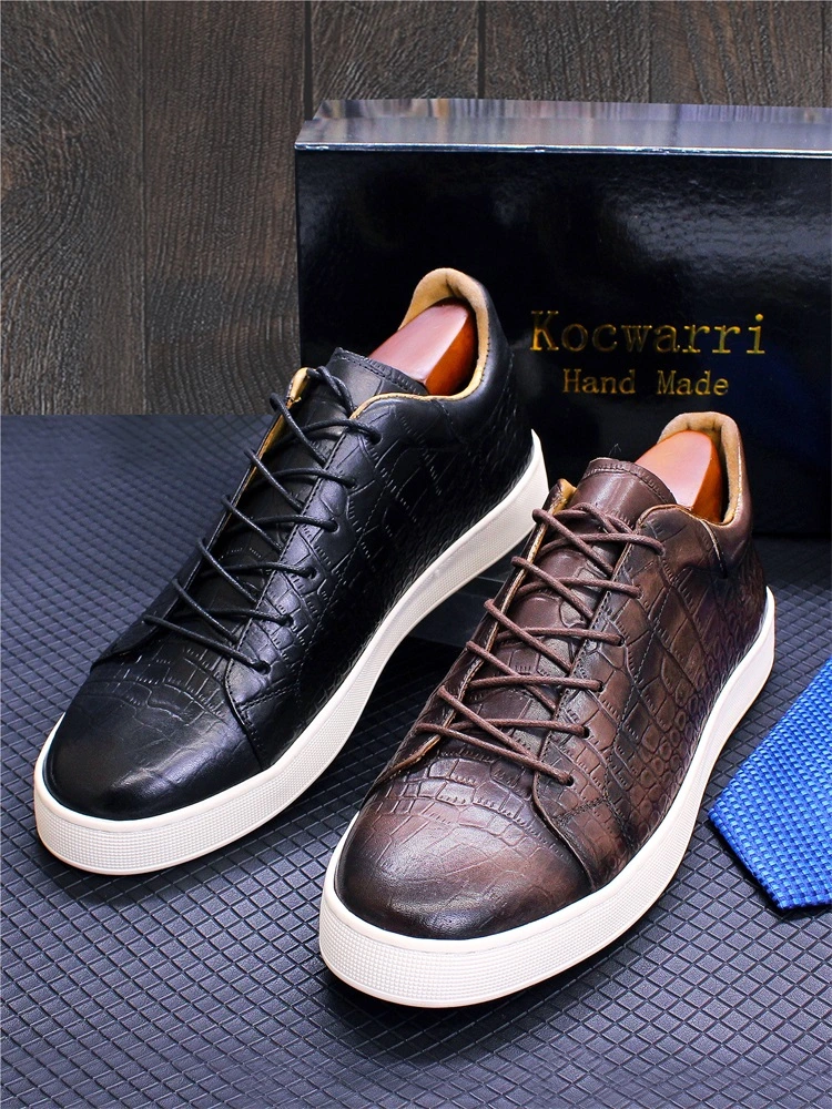 Lace up Mens Leather Dress Shoes Size 13 2024 Winter Leather Shoes for Men