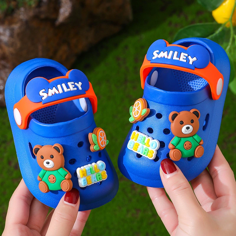 Boys Girls Mules Cartoon Summer Kids Beach Sandals Flat Cute Children&prime;s Garden Shoes