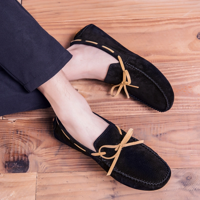 Hot Fashion Height Men Loafers Cow Suede Shoes Pump Comfortable Wearable Waterproof Loafers Shoes