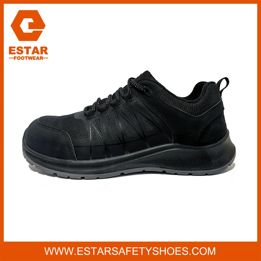 Airport Friendly Slip-Resistant EVA/Rubber Outsole Boa Lace Fast Release Sport Safety Shoes