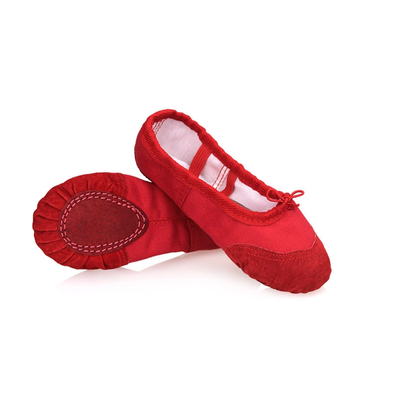 Girls Women Soft Sole Ballet Slippers Dance Shoes