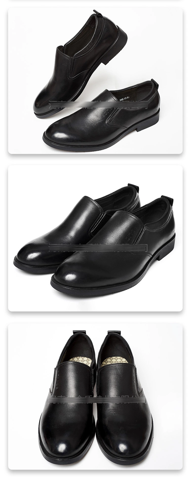 Leather Party Mens Black Casual Dress Shoes Formal Office Shoes for Men