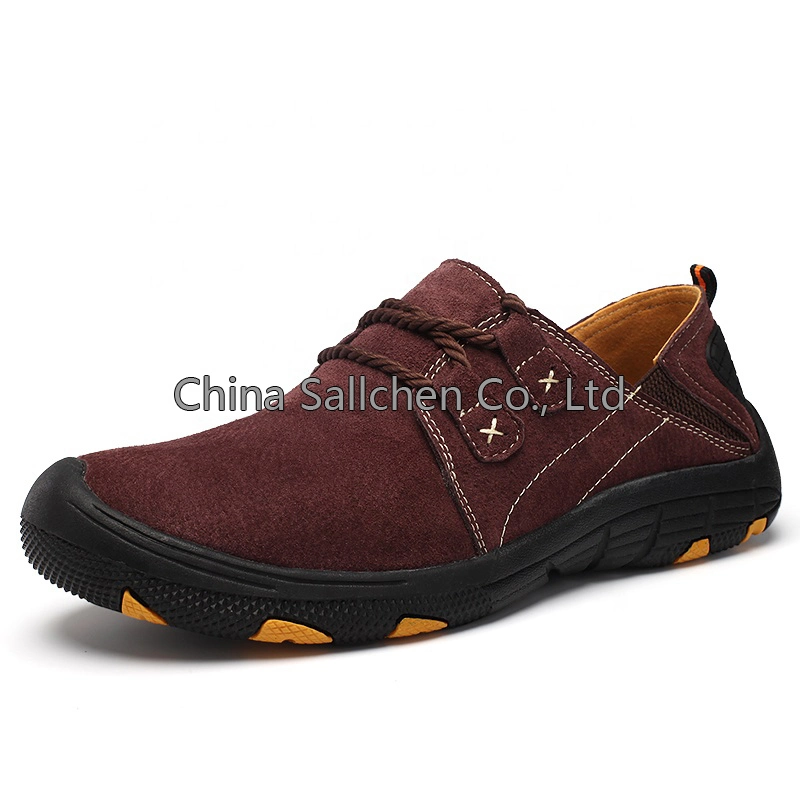 Suede Leather Hiking Shoes Outdoor Shoe Camping Walking Shoes