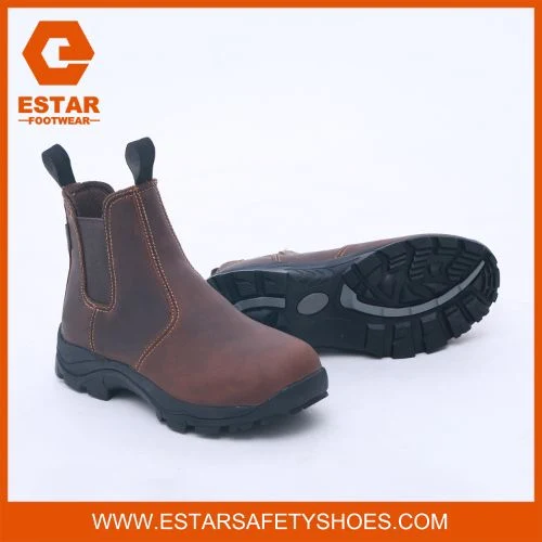 Waterproof Man Shoes Slip Resistant Outsole Elastic Sided Pull on Ankle Boot