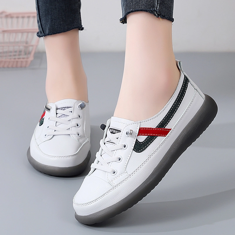 Sporty Women&prime;s Shoes with High Heels and Platform