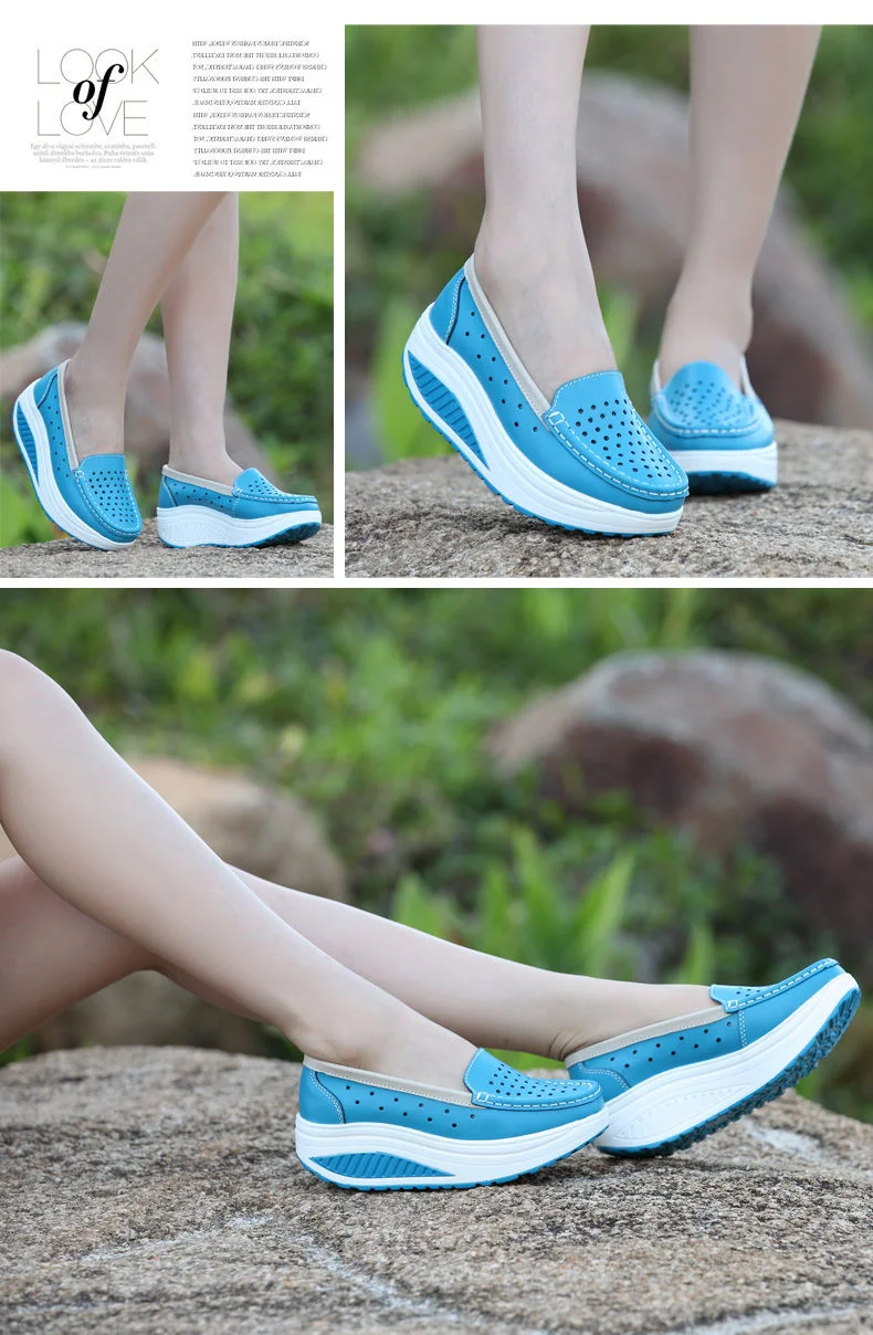 Nurse Shoes Soft Platform Breathable Not Tired Foot Wedges Casual Nursing Work Shoes for Women