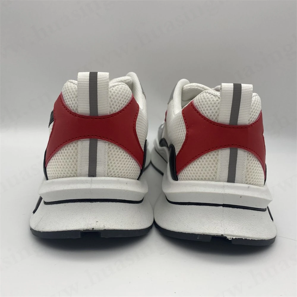 CMH, Breathable Cotton Fabric Anti-Slip Rubber Sole Athletic Shoe with Air Cushion HSS002